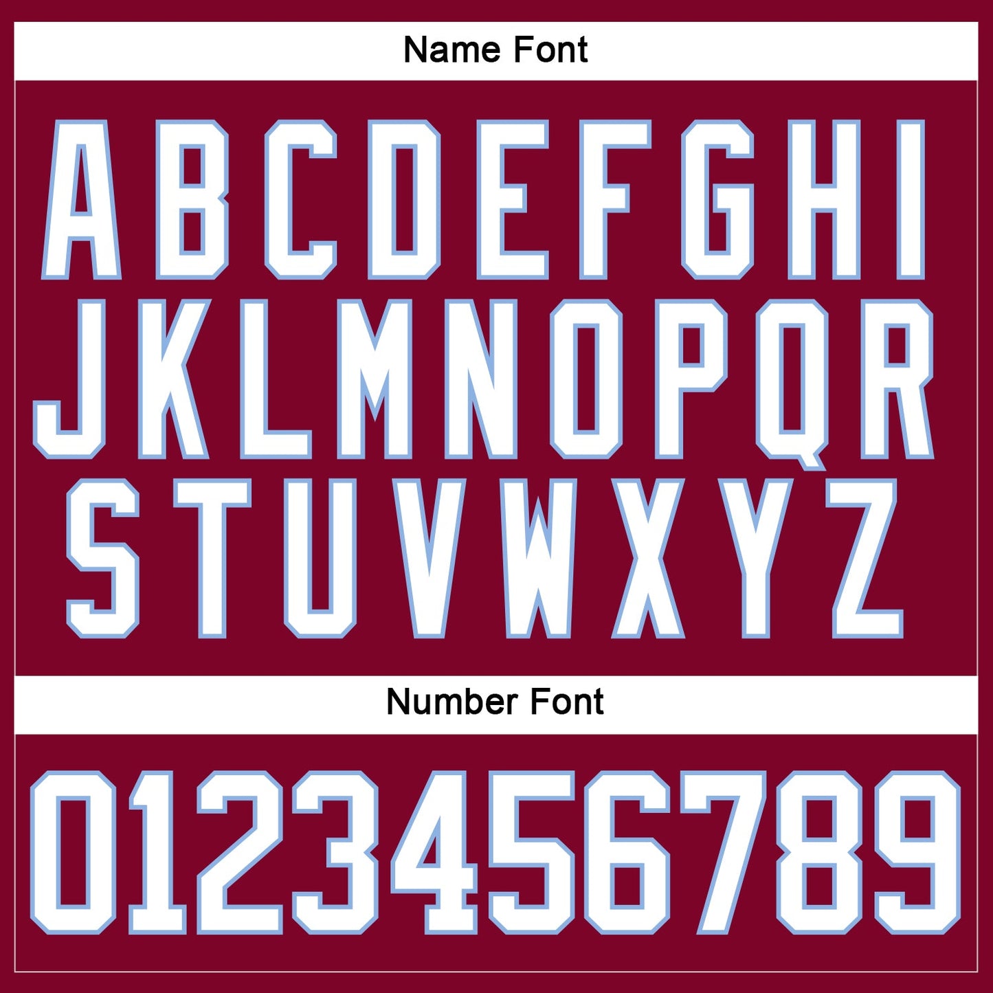 Custom Maroon White-Light Blue Hockey Lace Neck Jersey - Sky-Custom