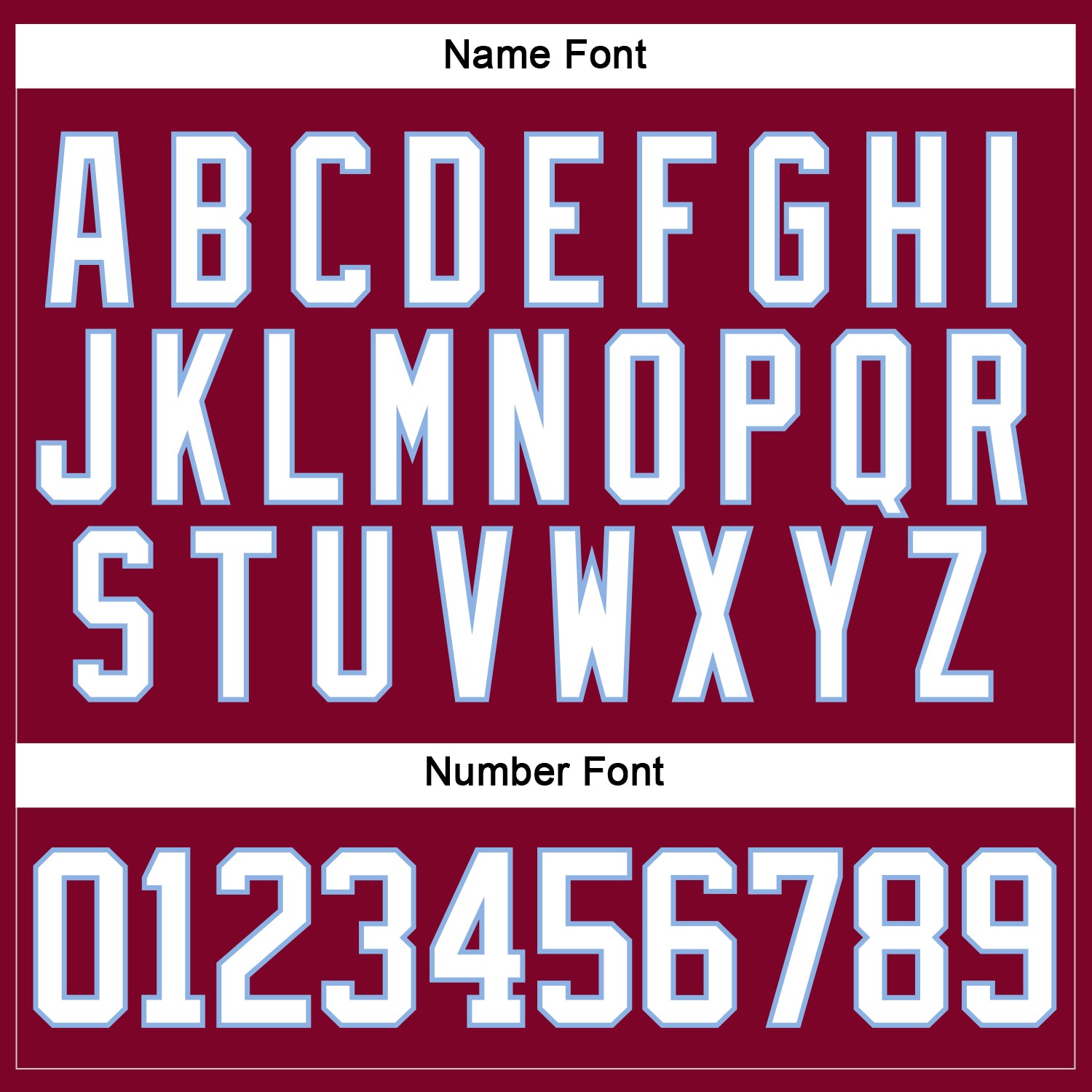 Custom Maroon White-Light Blue Hockey Lace Neck Jersey - Sky-Custom