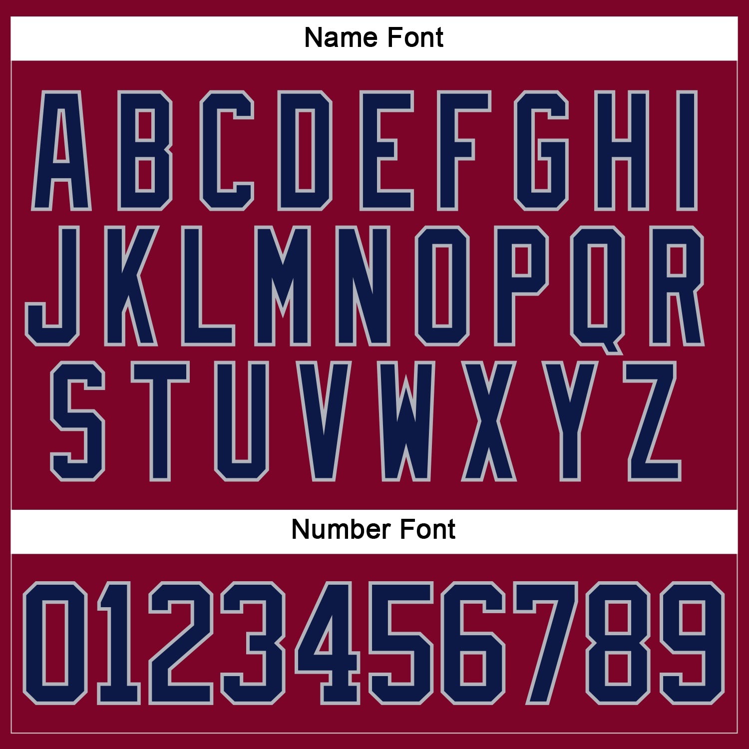 Custom Maroon Navy-Gray Hockey Jersey - Sky-Custom