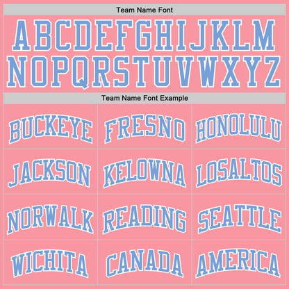 Custom Medium Pink Light Blue-White Authentic Basketball Jersey - Sky-Custom