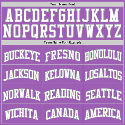 Custom Medium Purple White-Gray Authentic Basketball Jersey - Sky-Custom