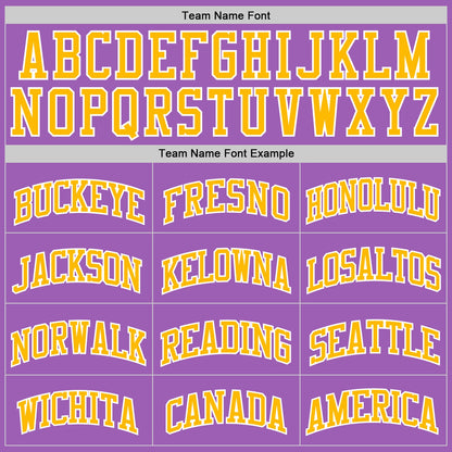 Custom Medium Purple Gold-White Authentic Basketball Jersey - Sky-Custom