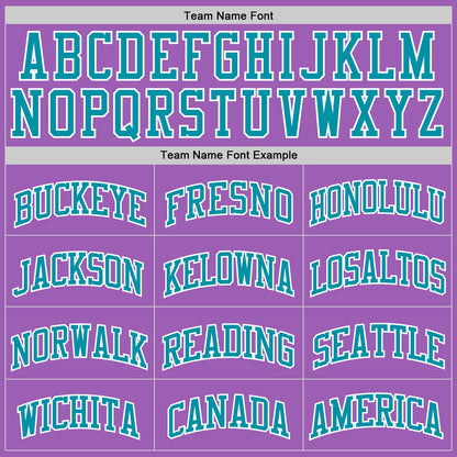 Custom Medium Purple Teal-White Authentic Basketball Jersey - Sky-Custom