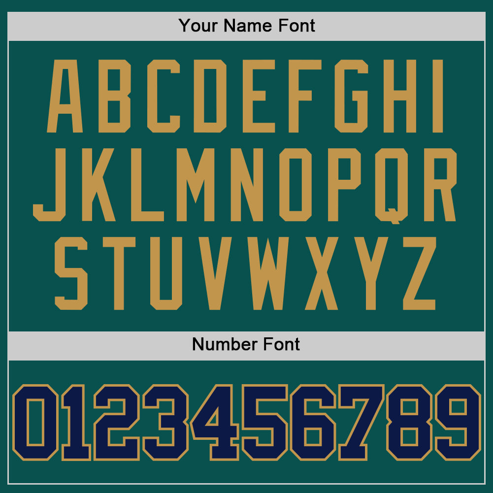 Custom Midnight Green Navy-Old Gold Authentic Basketball Jersey - Sky-Custom