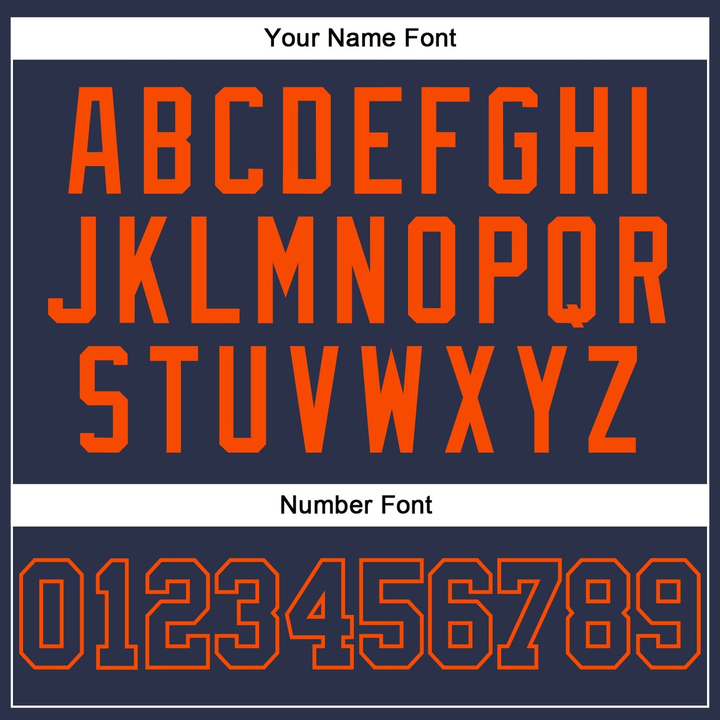 Custom Navy Navy-Orange Authentic Baseball Jersey - Sky-Custom