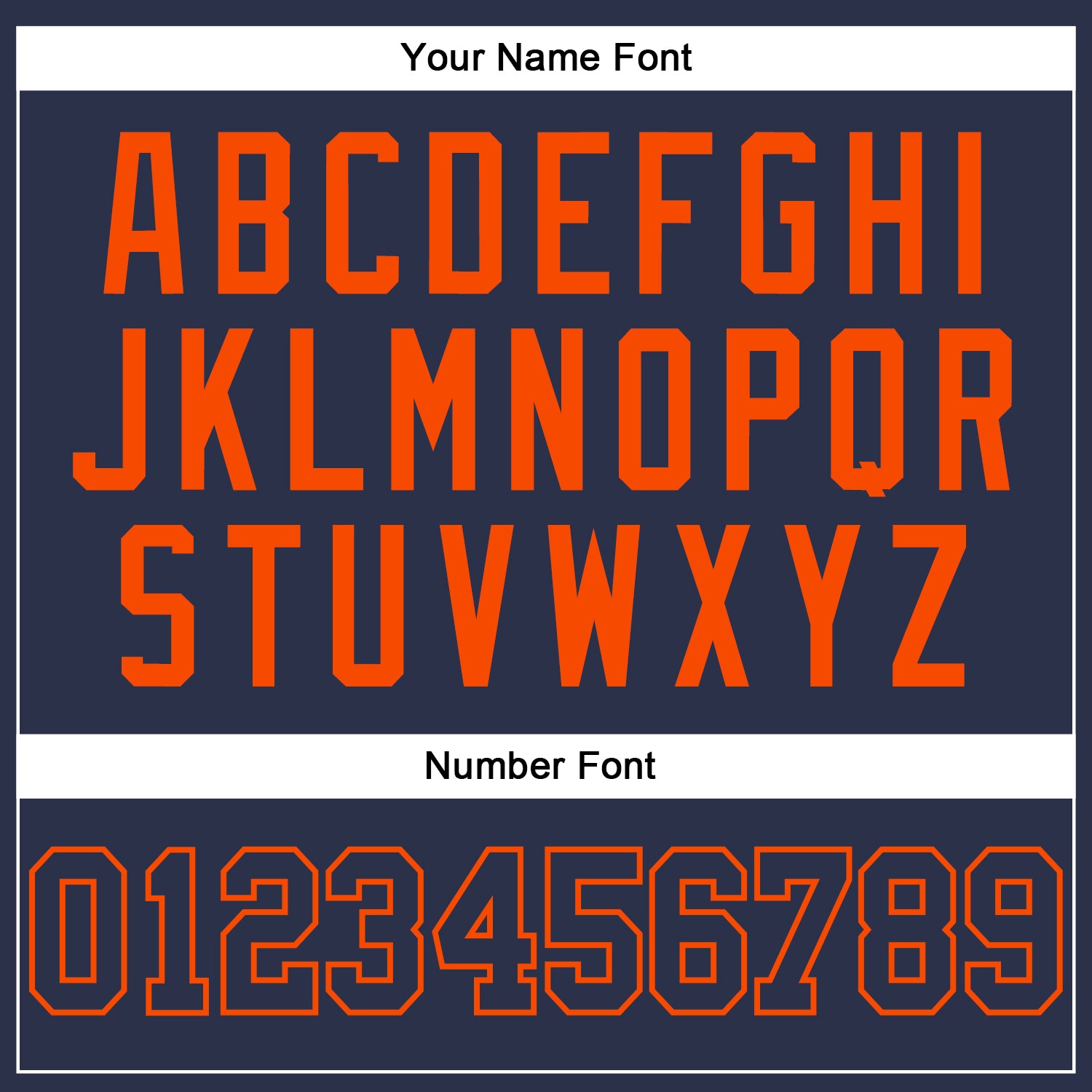 Custom Navy Navy-Orange Authentic Baseball Jersey - Sky-Custom