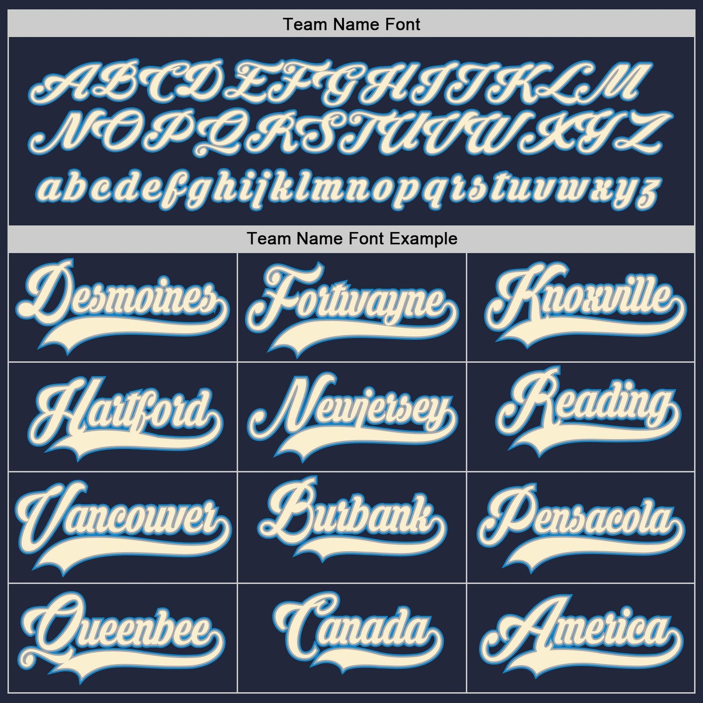 Custom Navy Cream-Blue Hockey Jersey - Sky-Custom