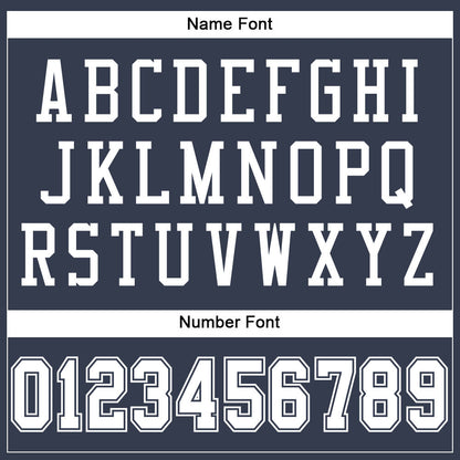 Custom Navy White-Gray Mesh Authentic Football Jersey - Sky-Custom