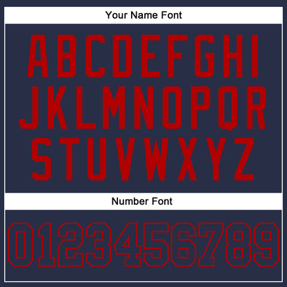 Custom Navy Navy-Red Authentic Sleeveless Baseball Jersey - Sky-Custom