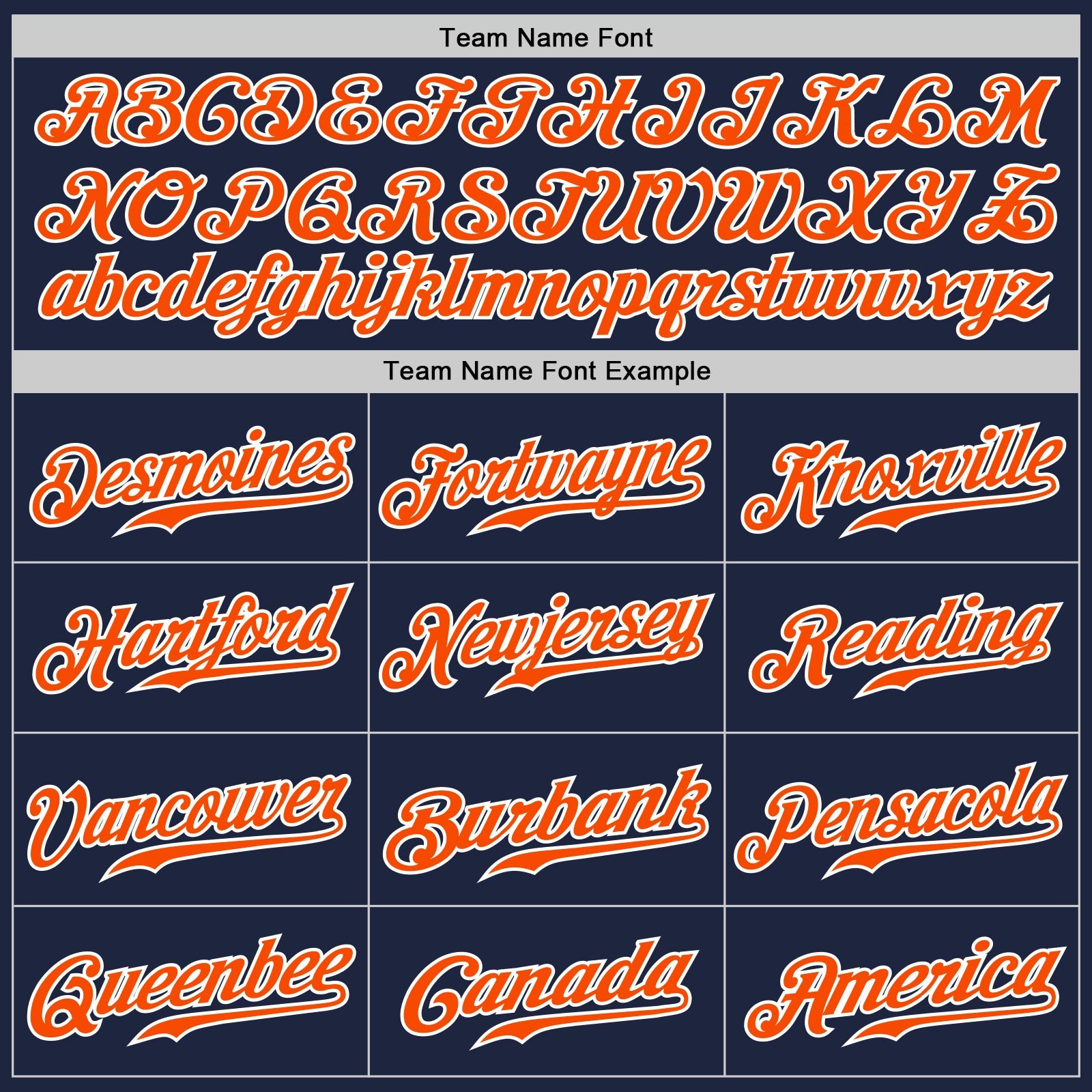 Custom Navy Orange Pinstripe Orange-White Authentic Baseball Jersey - Sky-Custom