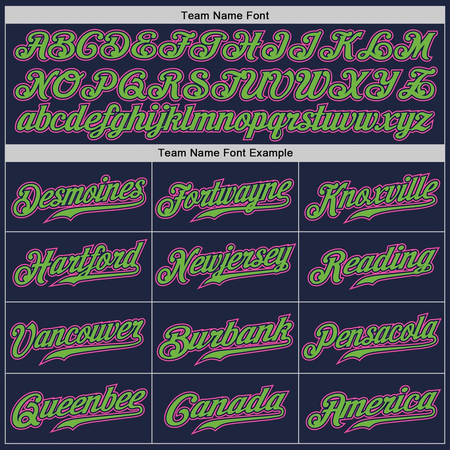 Custom Navy White Pinstripe Pink-Neon Green Authentic Baseball Jersey - Sky-Custom