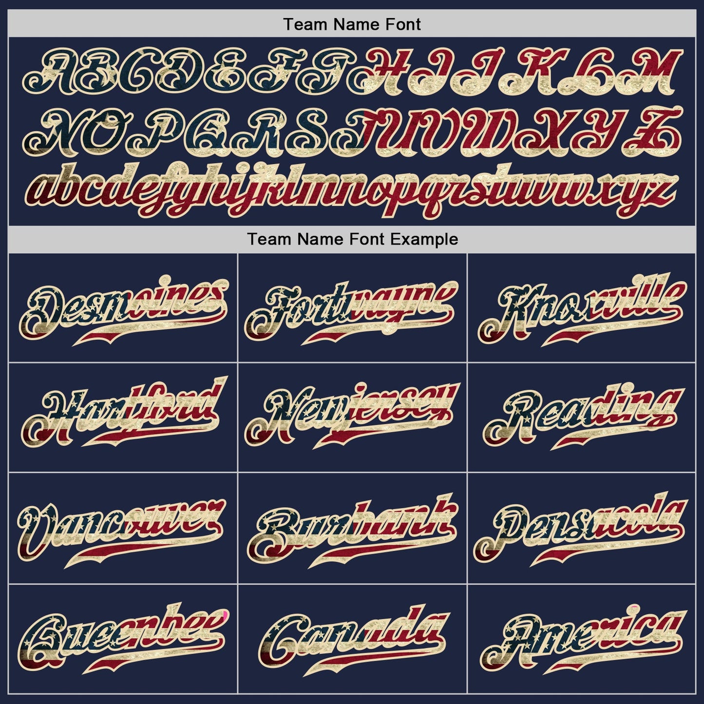 Custom Navy White Pinstripe Vintage USA Flag-Cream Authentic Baseball Jersey - Sky-Custom