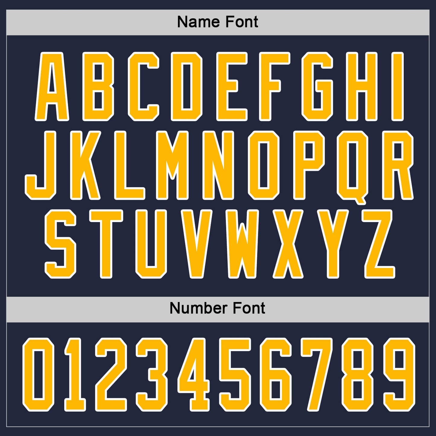 Custom Navy Gold-White Hockey Jersey - Sky-Custom