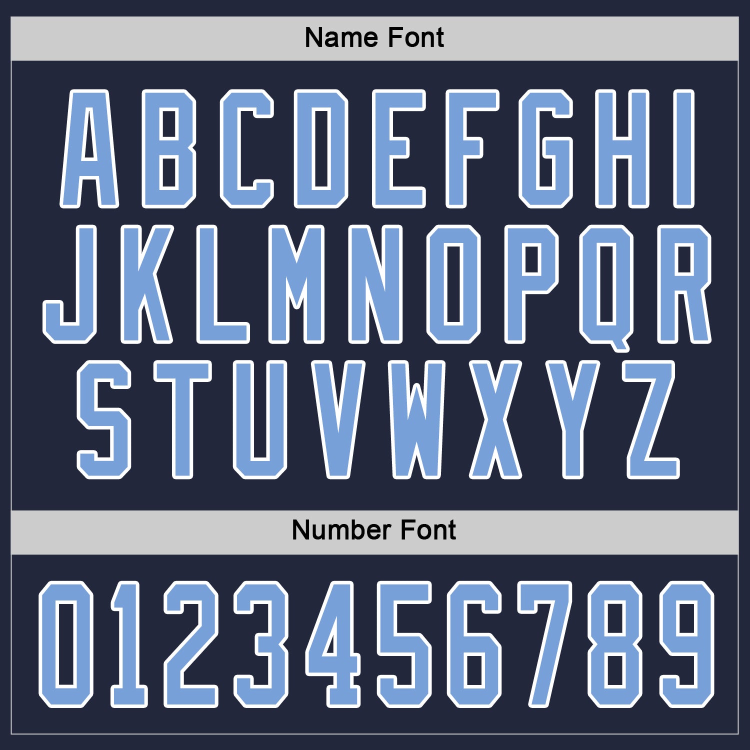 Custom Navy Light Blue-White Hockey Jersey - Sky-Custom