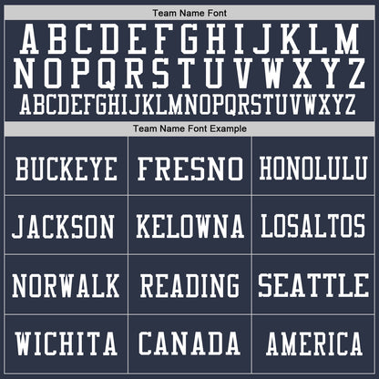 Custom Navy White Mesh Authentic Football Jersey - Sky-Custom