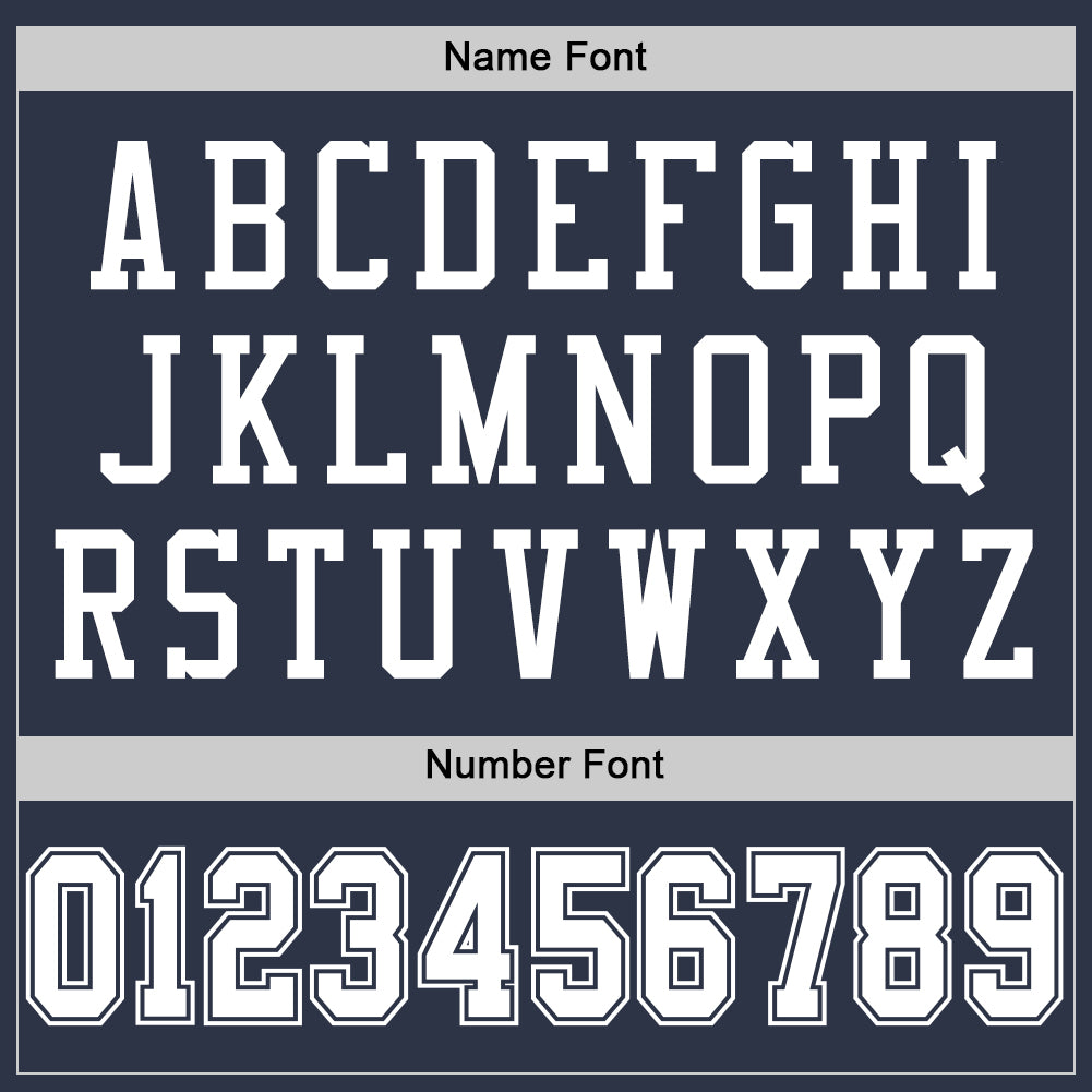 Custom Navy White Mesh Authentic Football Jersey - Sky-Custom