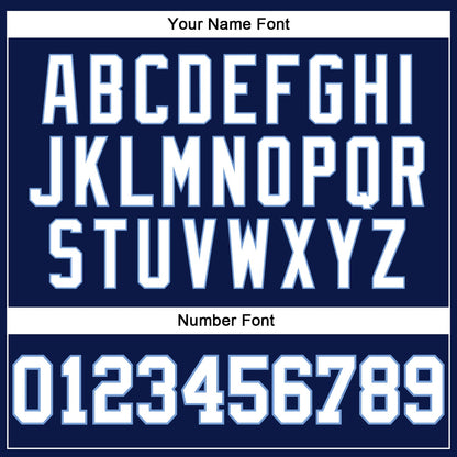 Custom Navy White Pinstripe White-Light Blue Authentic Basketball Jersey - Sky-Custom