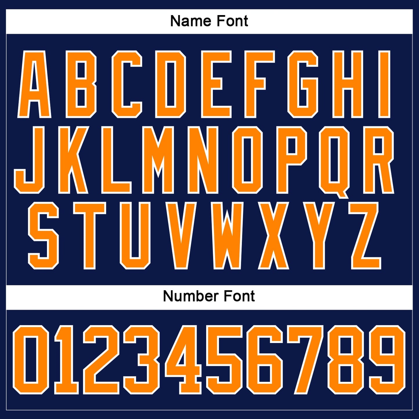 Custom Navy Bay Orange-White Hockey Lace Neck Jersey - Sky-Custom