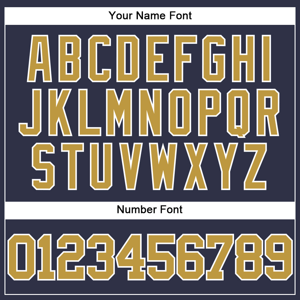 Custom Navy Old Gold-White Mesh Authentic Throwback Baseball Jersey - Sky-Custom