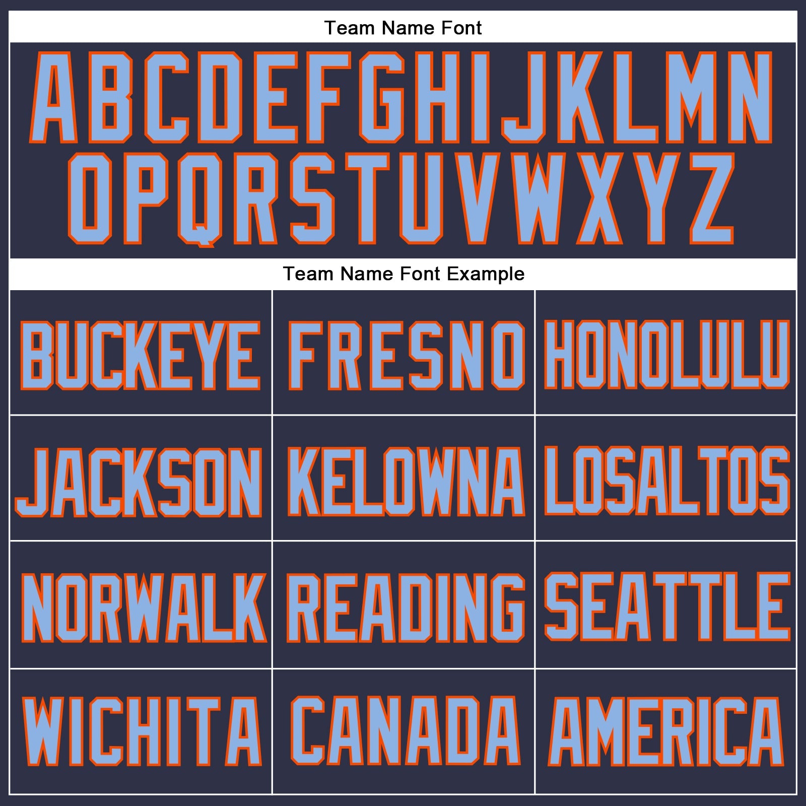 Custom Navy Light Blue-Orange Mesh Authentic Throwback Baseball Jersey - Sky-Custom