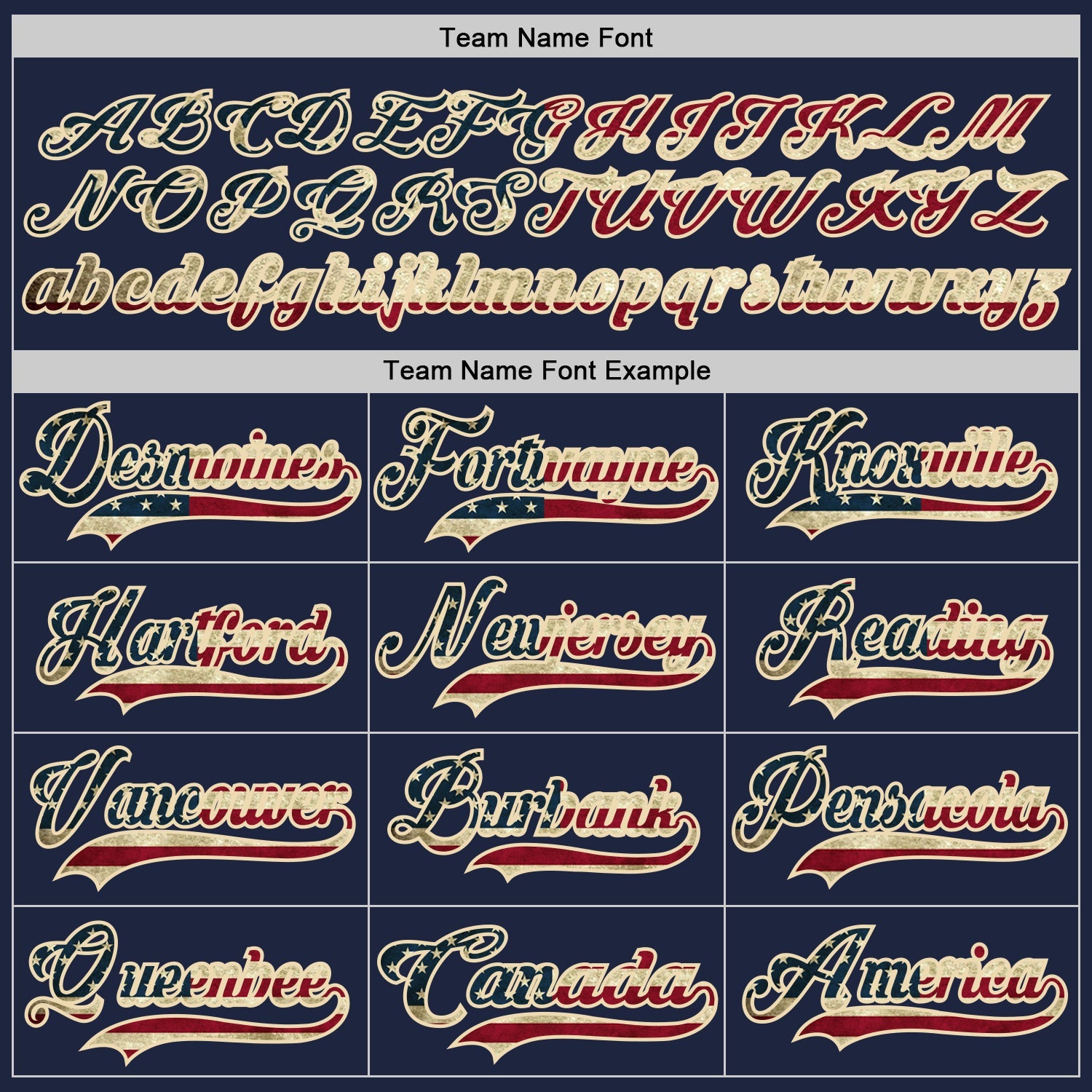 Custom Navy Vintage USA Flag Cream-Crimson Hockey Lace Neck Jersey - Sky-Custom