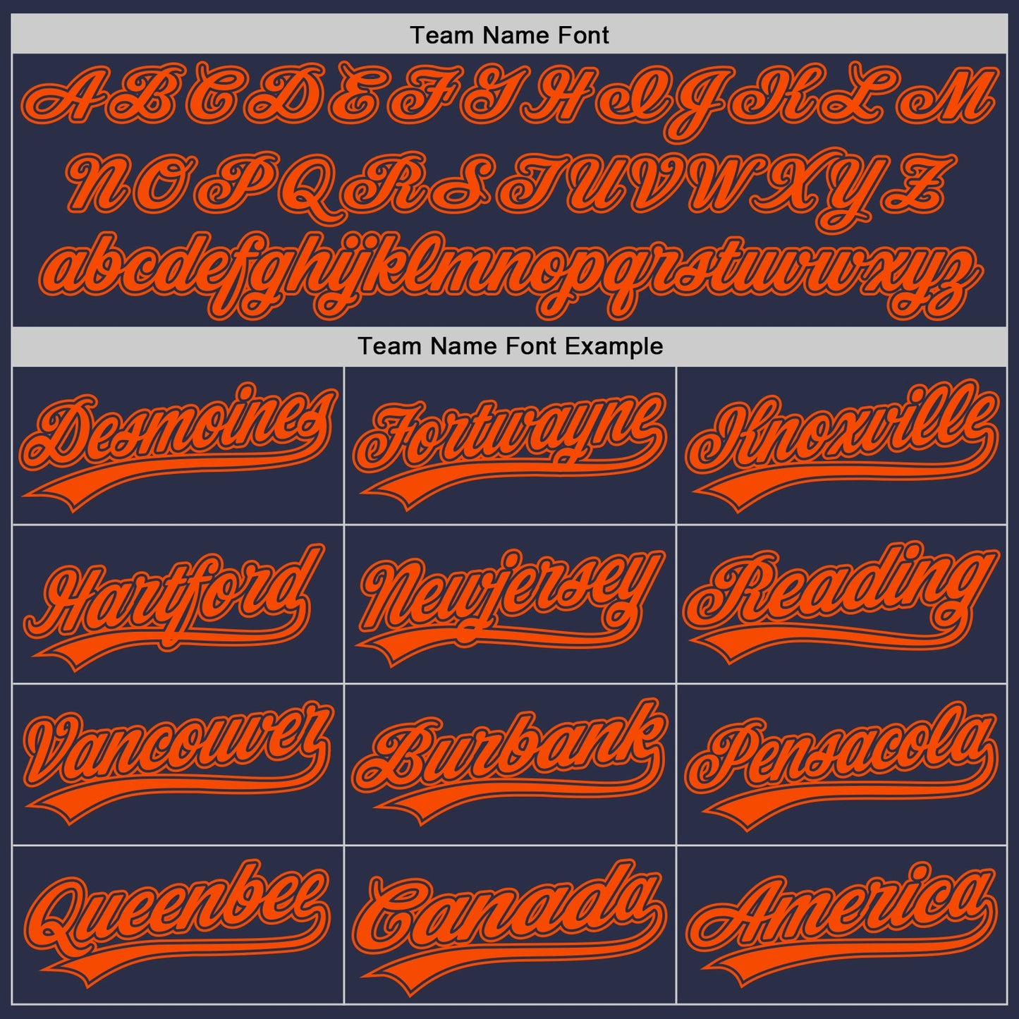 Custom Navy Orange Authentic Throwback Baseball Jersey - Sky-Custom
