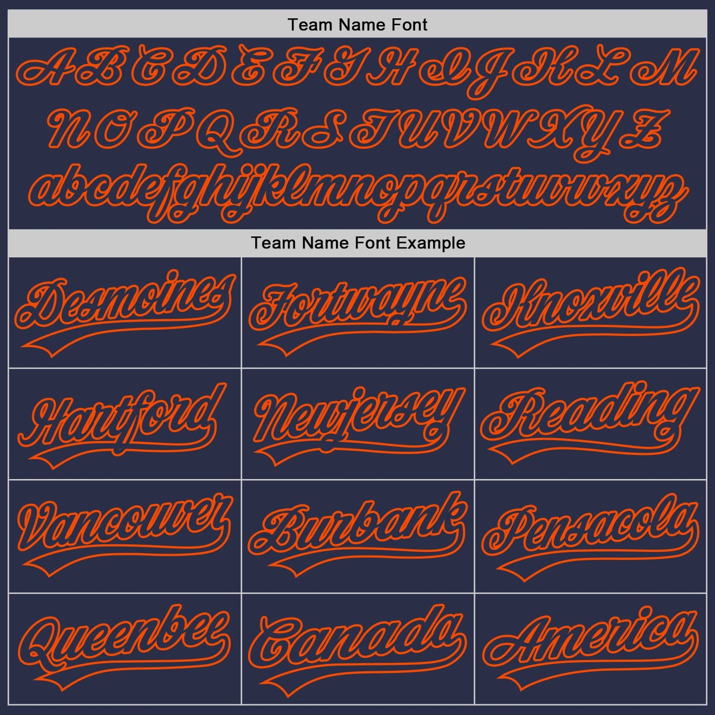 Custom Navy Orange Authentic Throwback Baseball Jersey - Sky-Custom