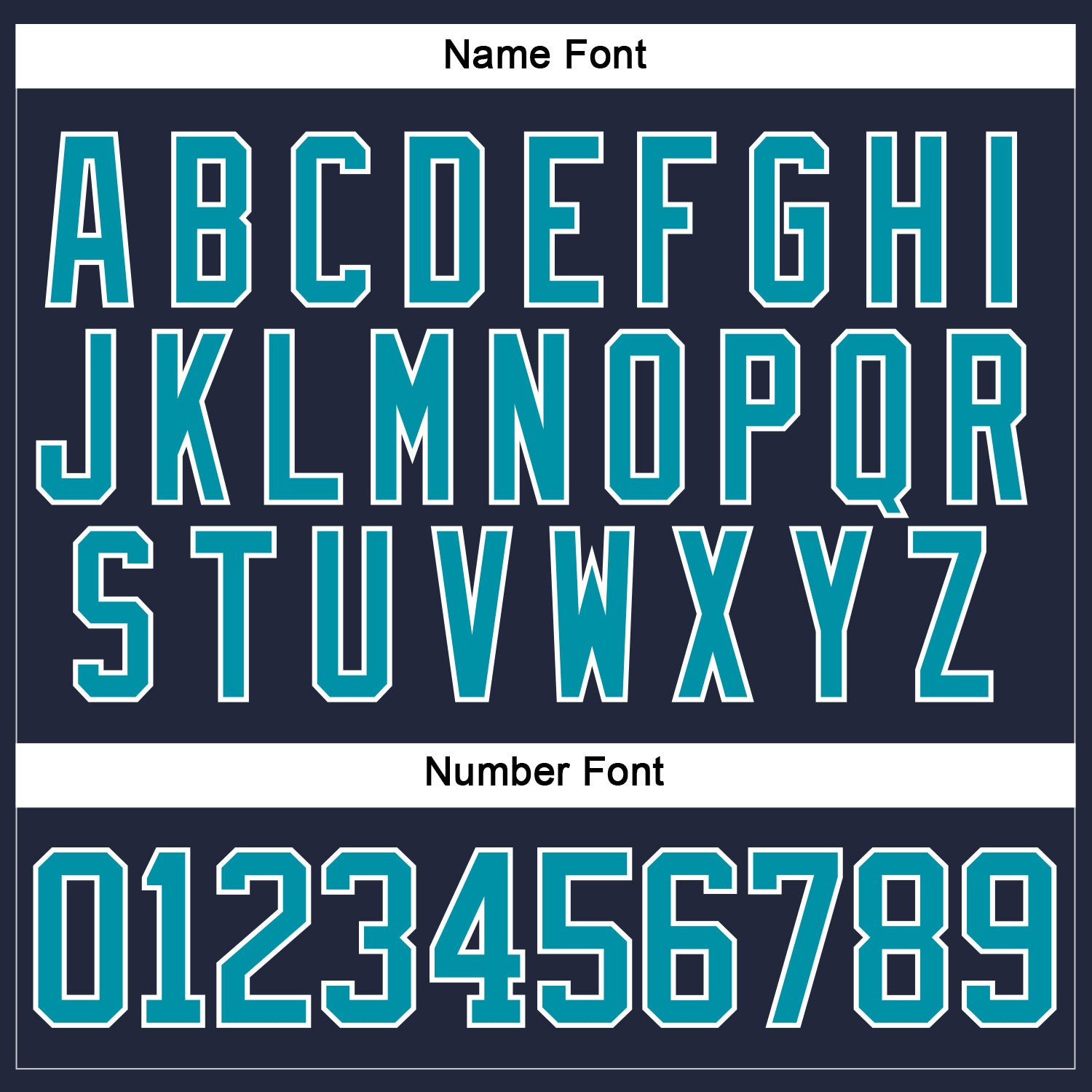 Custom Navy Teal-White Hockey Jersey - Sky-Custom