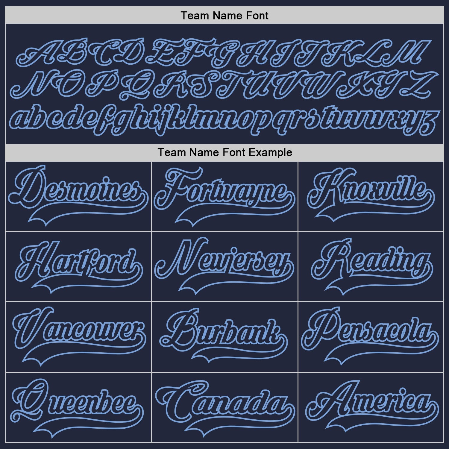 Custom Navy Light Blue Hockey Jersey - Sky-Custom