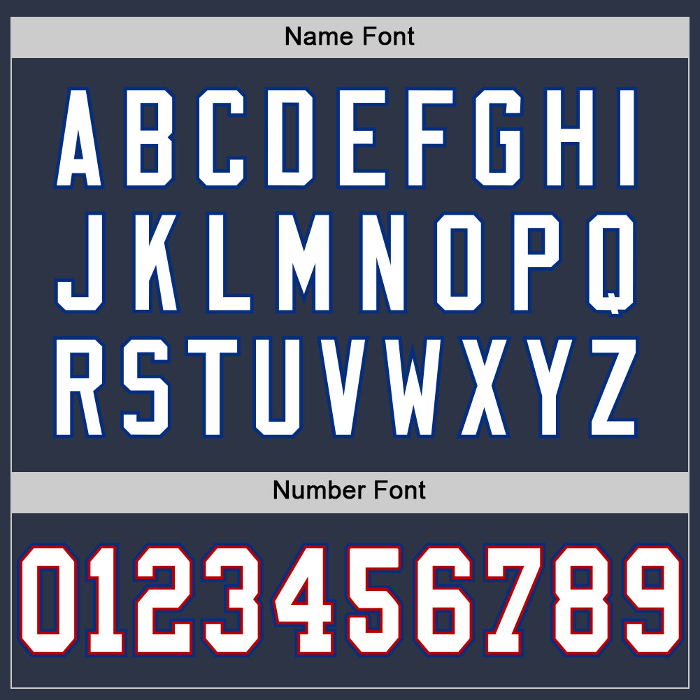 Custom Navy Red-Royal Mesh Authentic Football Jersey - Sky-Custom