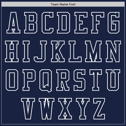 Custom Navy White Authentic Baseball Jersey - Sky-Custom