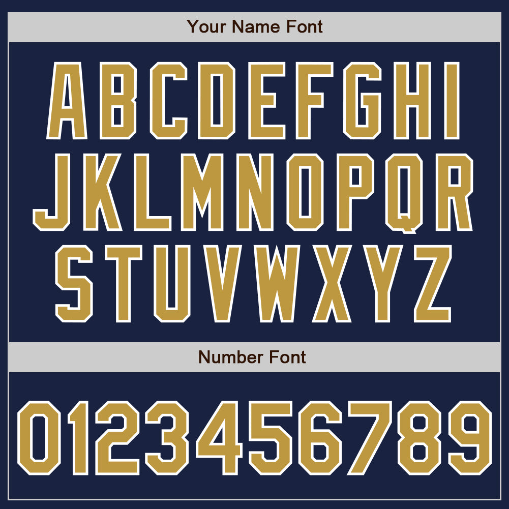 Custom Navy Old Gold-White Authentic Baseball Jersey - Sky-Custom
