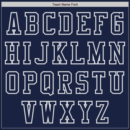 Custom Navy White-Gray Authentic Baseball Jersey - Sky-Custom