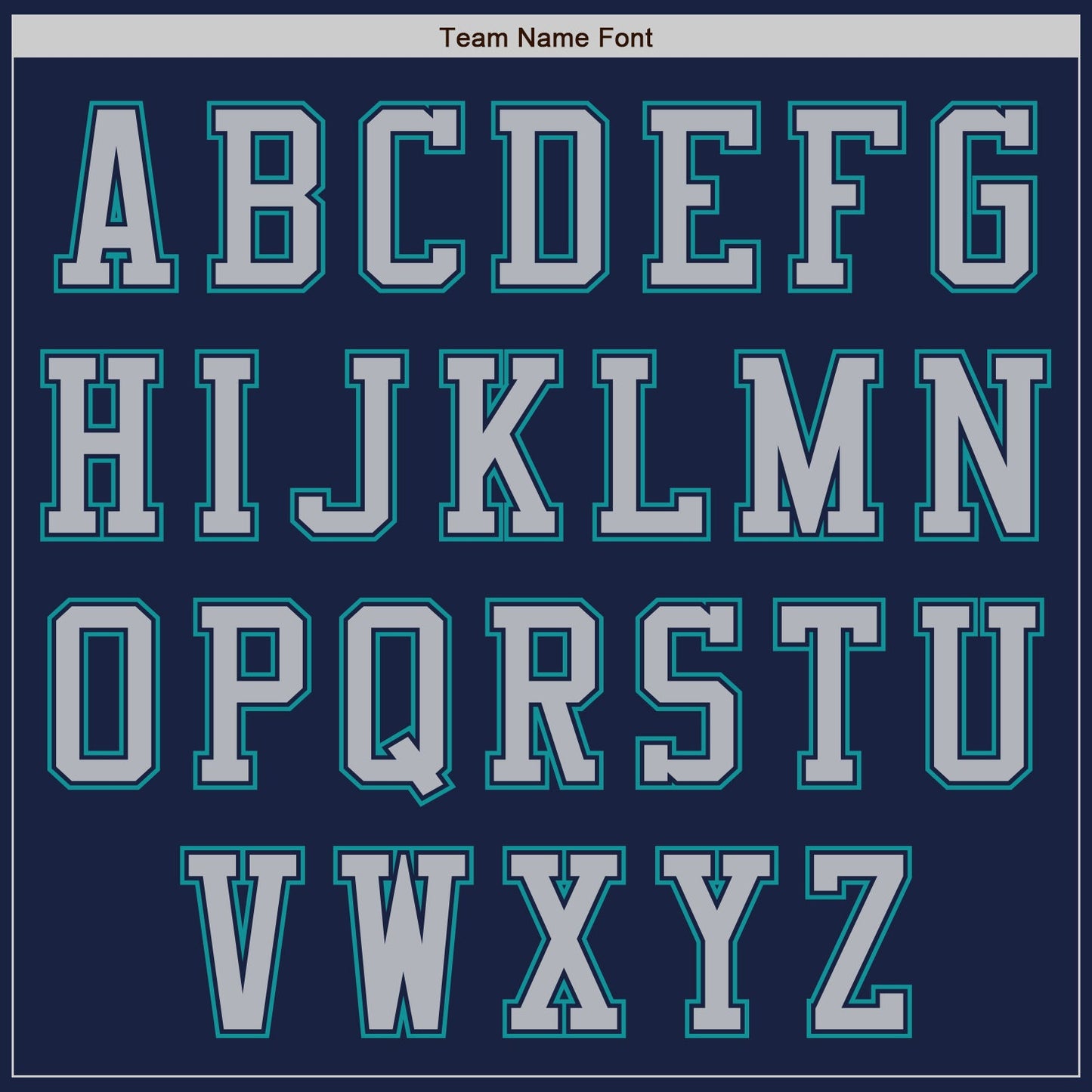 Custom Navy Gray-Teal Authentic Baseball Jersey - Sky-Custom