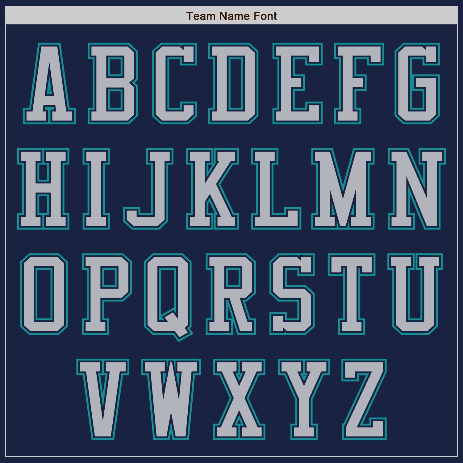 Custom Navy Gray-Teal Authentic Baseball Jersey - Sky-Custom