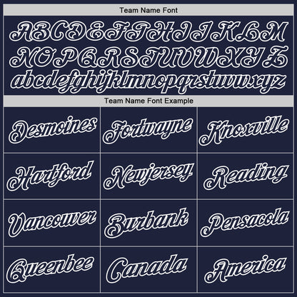 Custom Navy White Authentic Throwback Basketball Jersey - Sky-Custom