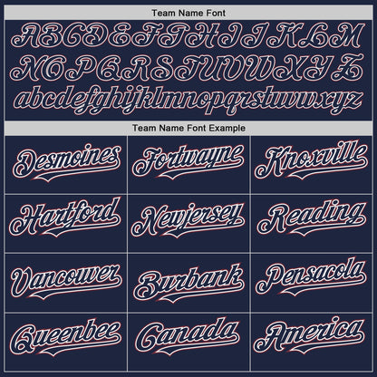 Custom Navy Burgundy-White Authentic Baseball Jersey - Sky-Custom