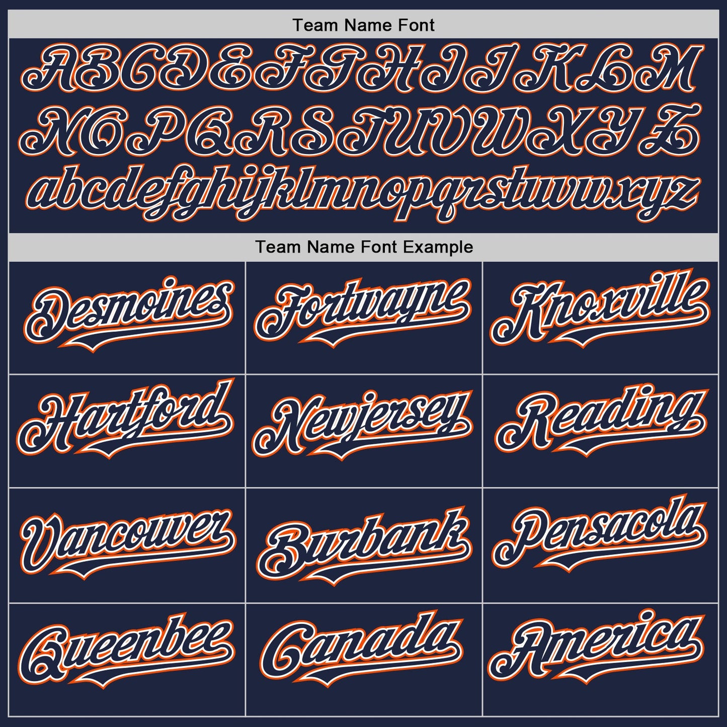 Custom Navy Orange-White Authentic Baseball Jersey - Sky-Custom