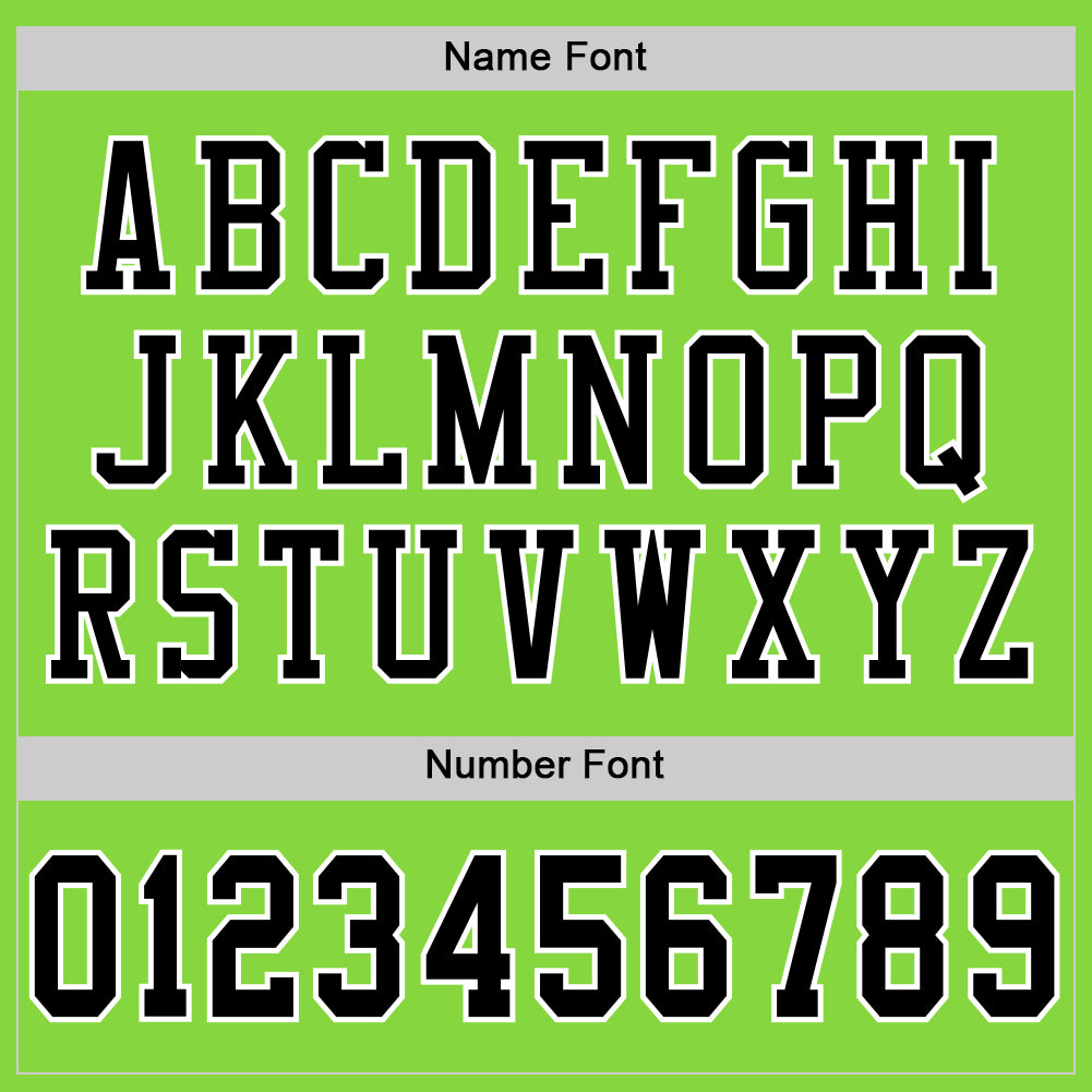 Custom Neon Green Black-White Mesh Authentic Football Jersey - Sky-Custom