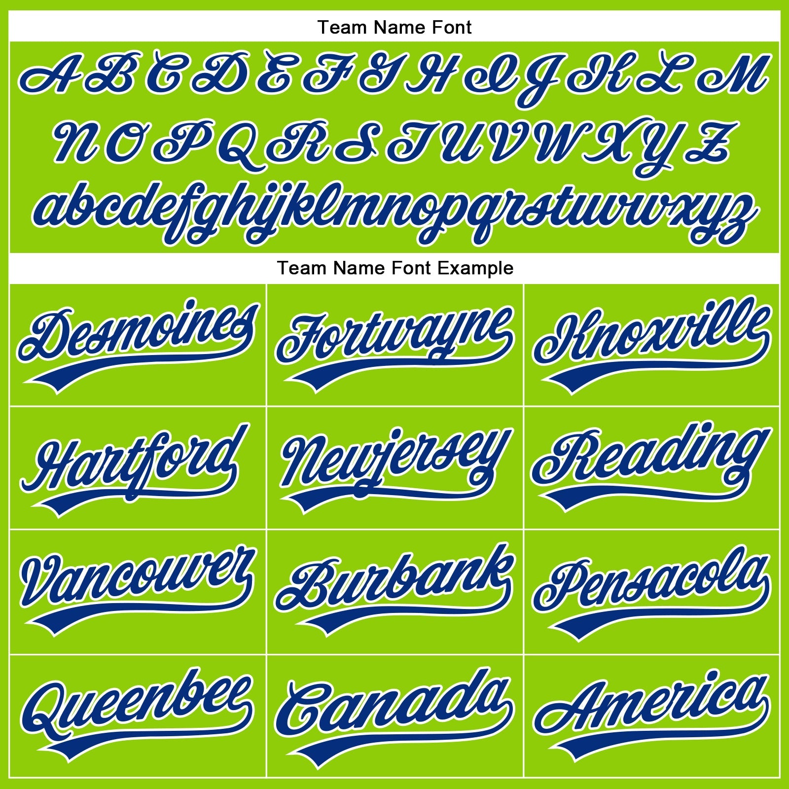 Custom Neon Green Royal-White Authentic Baseball Jersey - Sky-Custom