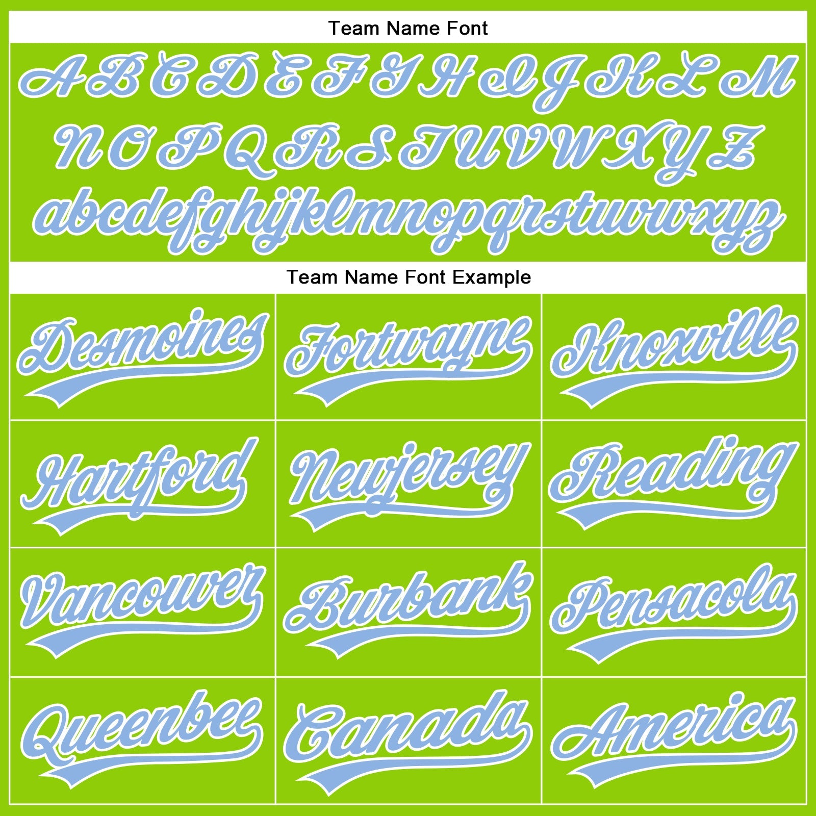 Custom Neon Green Light Blue-White Authentic Baseball Jersey - Sky-Custom