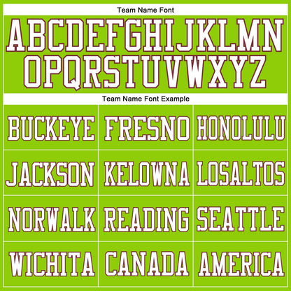 Custom Neon Green White-Burgundy Mesh Authentic Football Jersey - Sky-Custom