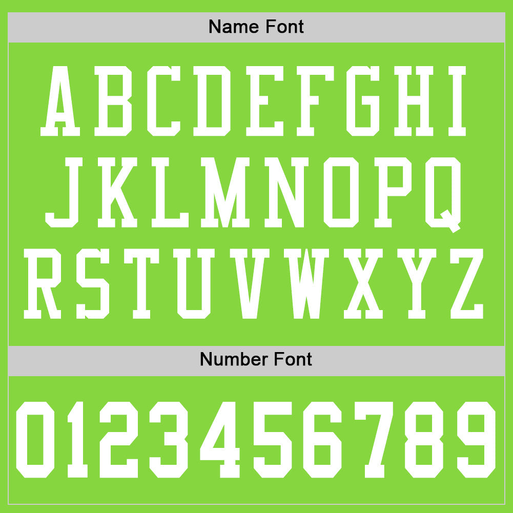 Custom Neon Green White Mesh Authentic Football Jersey - Sky-Custom