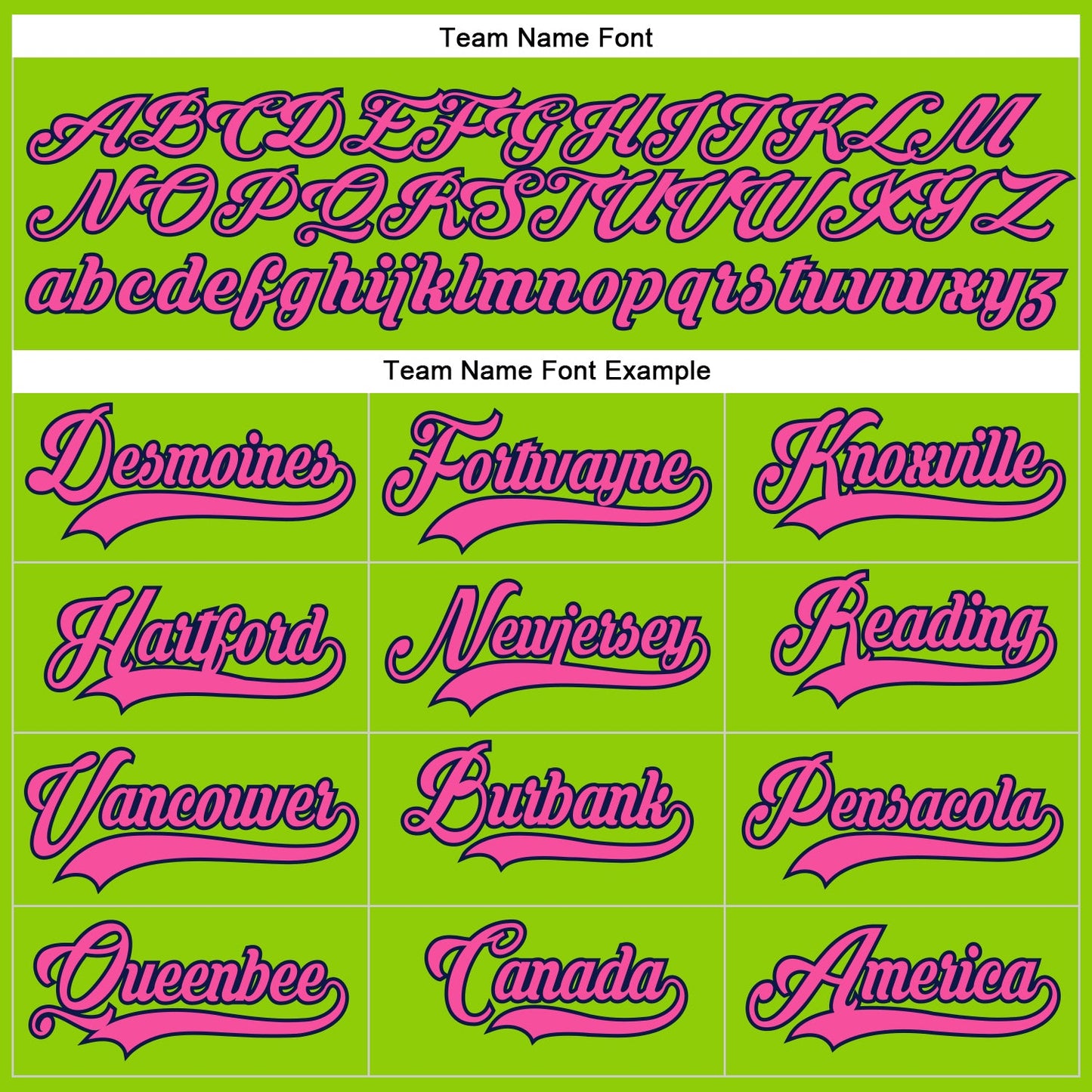 Custom Neon Green Pink-Navy Hockey Lace Neck Jersey - Sky-Custom