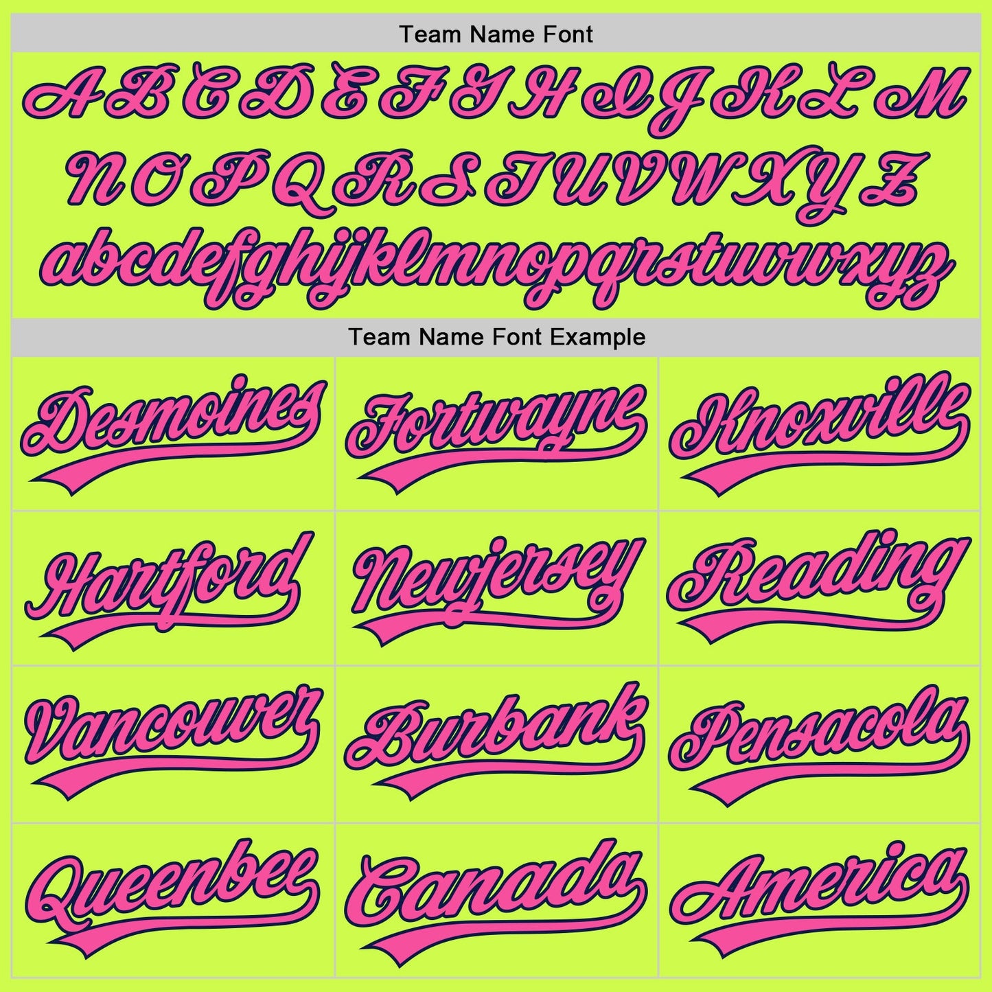 Custom Neon Green Pink-Navy Authentic Throwback Baseball Jersey - Sky-Custom