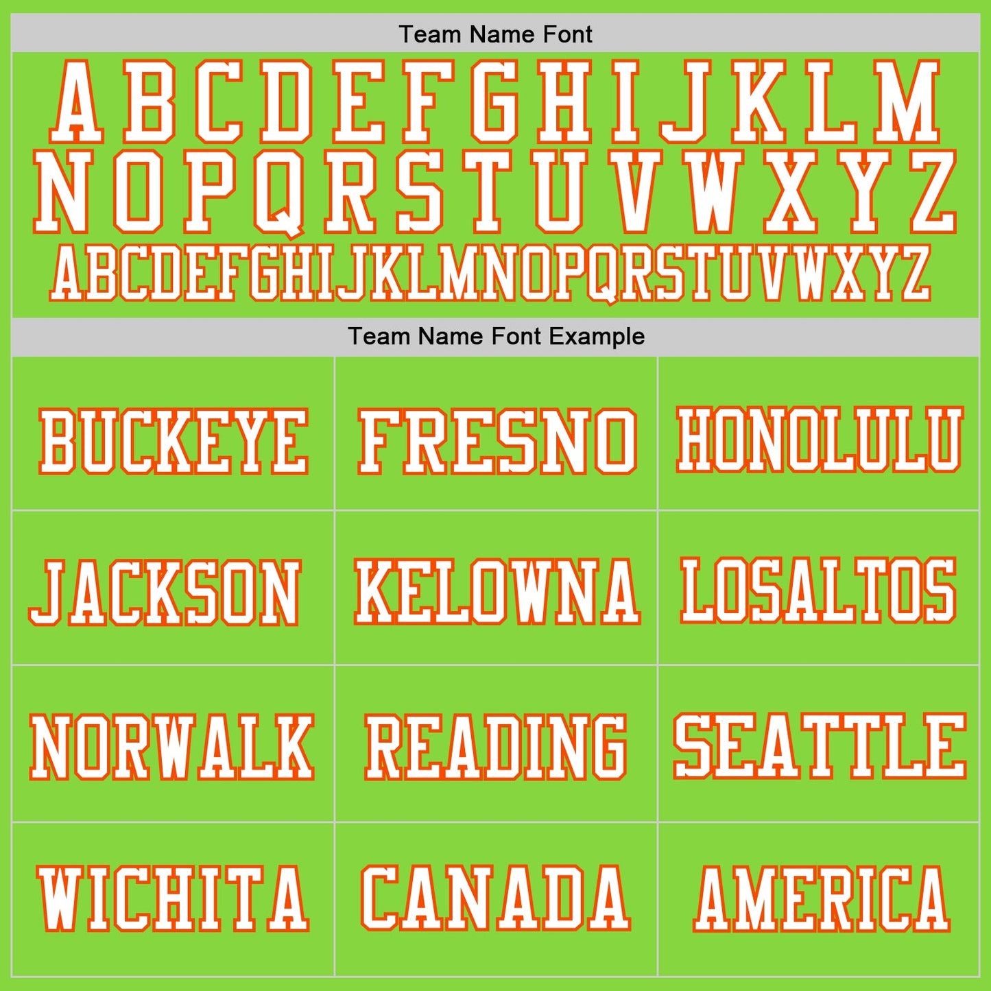 Custom Neon Green Orange-White Mesh Authentic Throwback Football Jersey - Sky-Custom