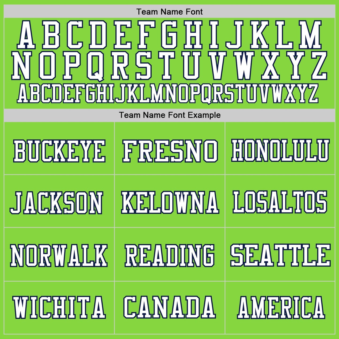 Custom Neon Green Navy-White Mesh Authentic Throwback Football Jersey - Sky-Custom