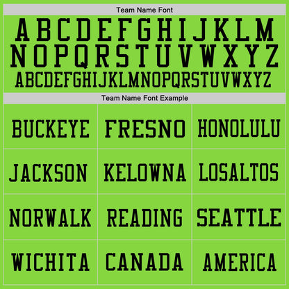 Custom Neon Green Black Mesh Authentic Football Jersey - Sky-Custom