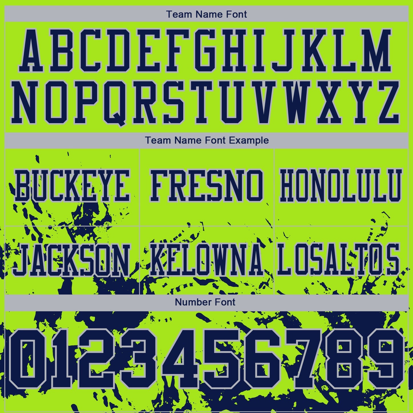 Custom Neon Green Navy-Gray Splash Mesh Authentic Football Jersey - Sky-Custom