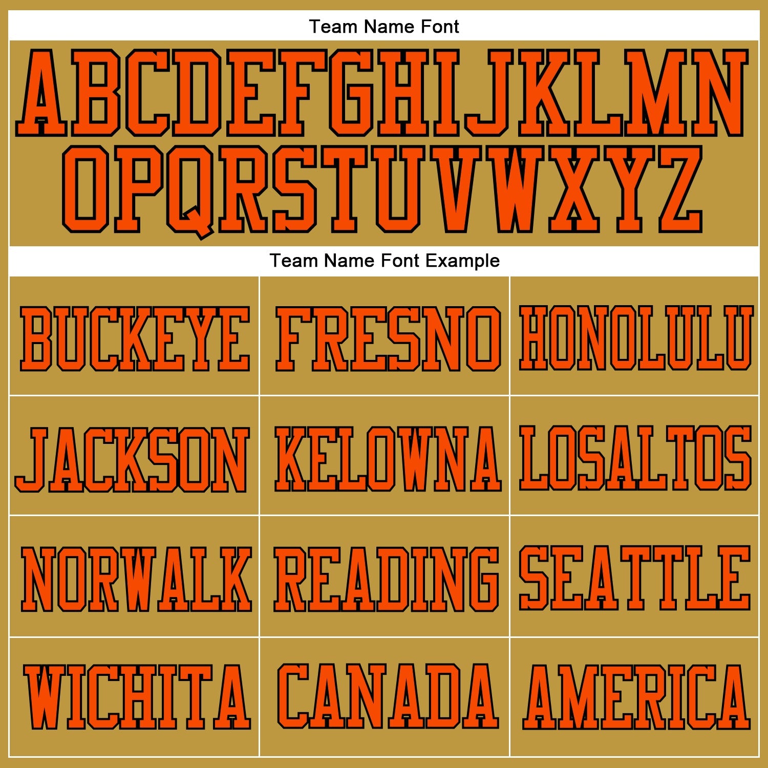 Custom Old Gold Orange-Black Mesh Authentic Football Jersey - Sky-Custom